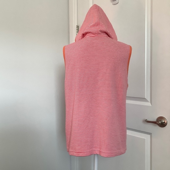 Pacer Two Tone Hooded Full Zip Up Vest Jacket Size: PL - Picture 8 of 11